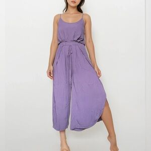 Fighting Eel Sig Zane Lavender Clara Jumpsuit Small